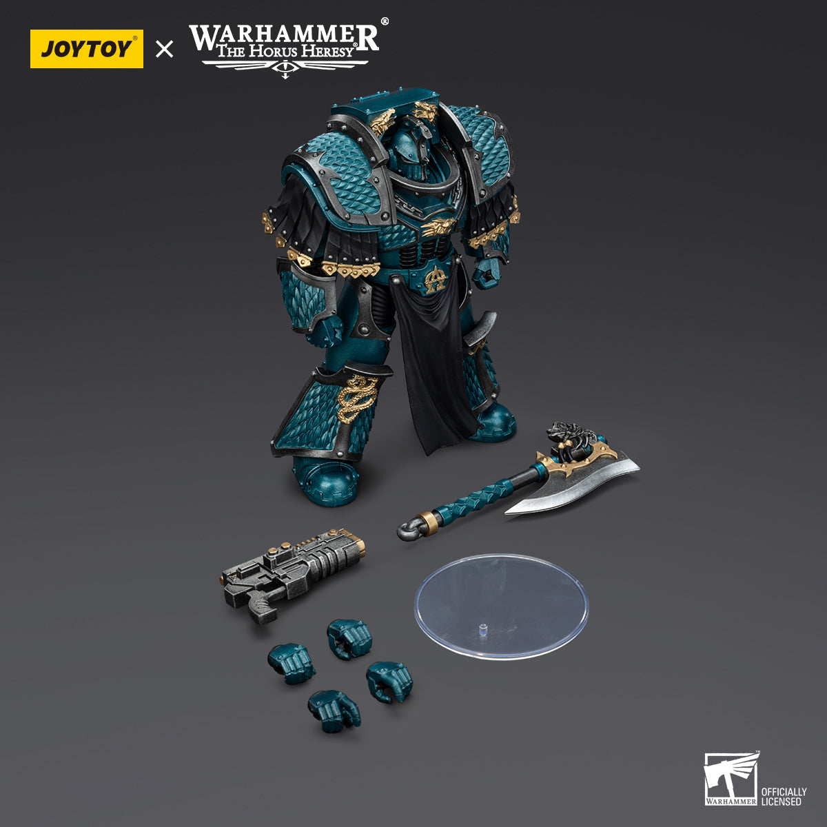 [IN STOCK]JOYTOY Warhammer 40K Action Figure 1/18 Alpha Legion Lernaean Terminator with Volkite Charger