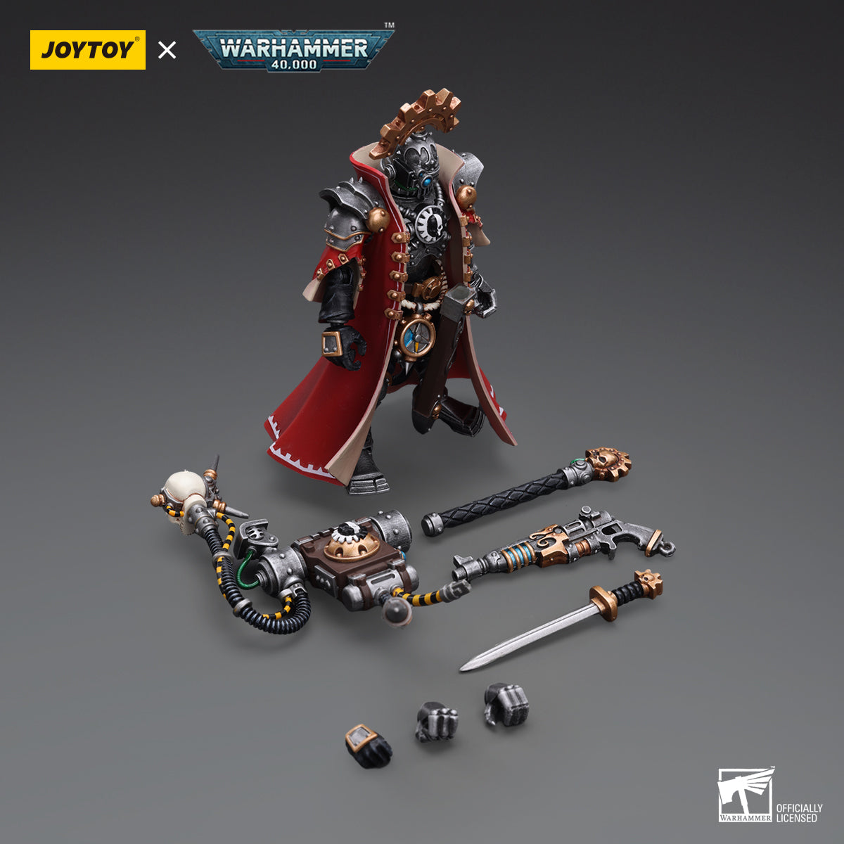 [IN STOCK]JOYTOY Warhammer 40K Action Figure 1/18 Adeptus Mechanicus Skitarii Marshal