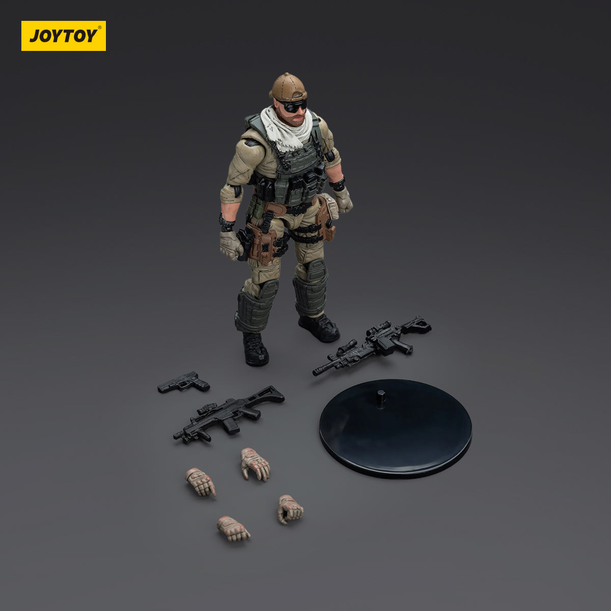 JOYTOY Action Figure 1/18 US Army Delta Assault Squad-Support Gunner Model Birthday Gifts 