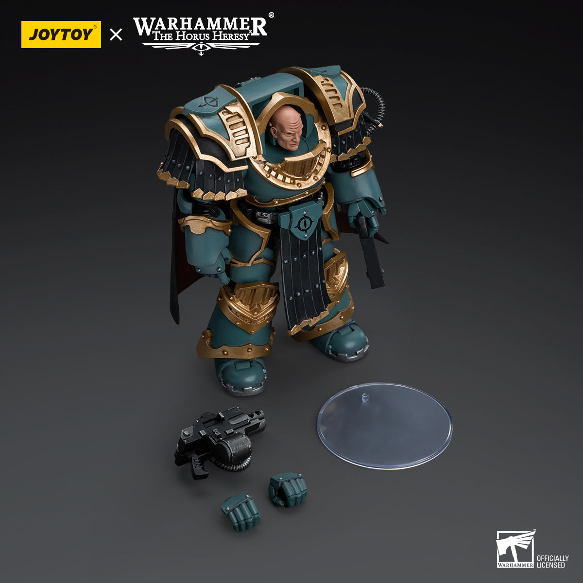 JOYTOY Action Figure 1/18 Sons of Horus Legion Praetor in Cataphractii Terminator Armor Model Birthday Gifts 