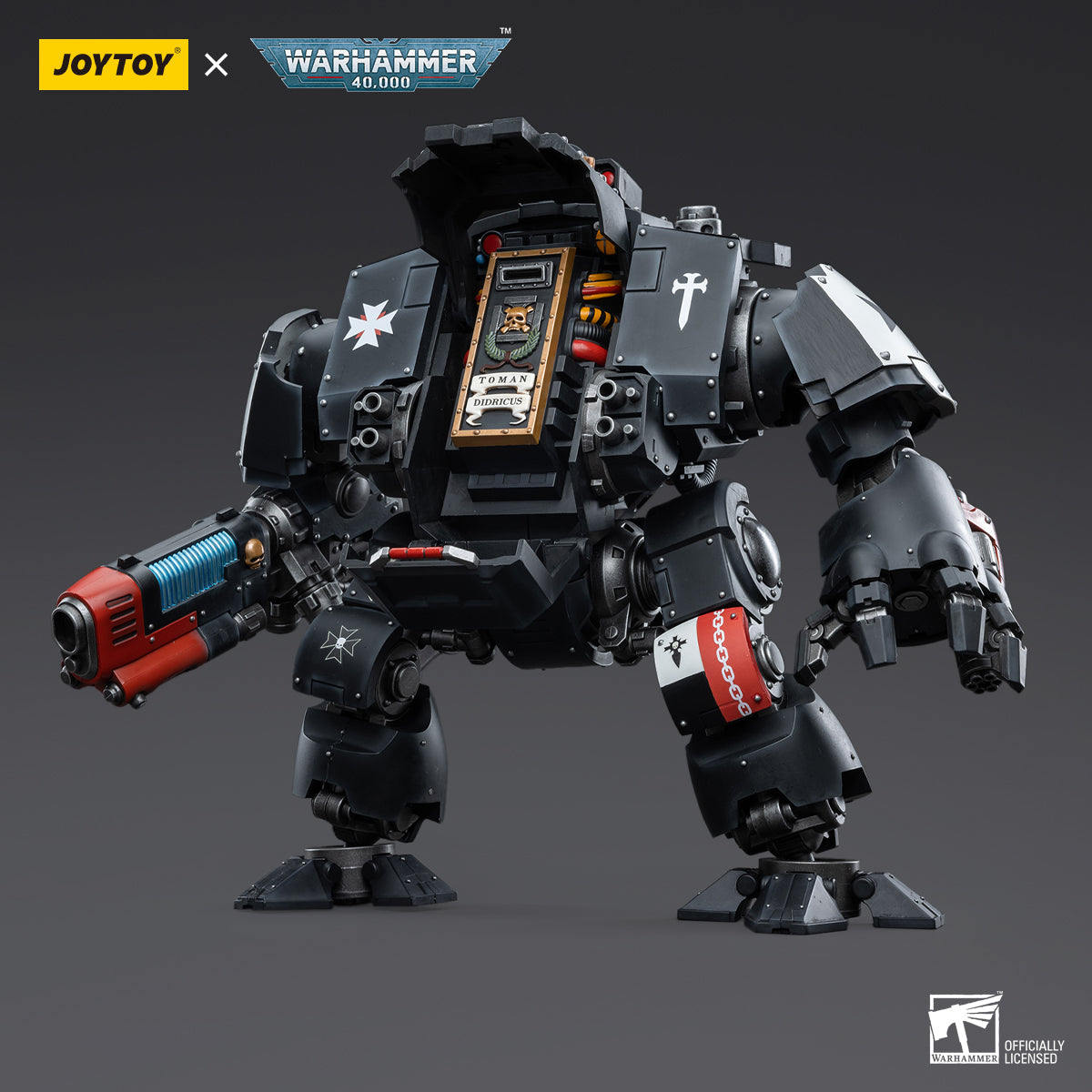 [IN STOCK]JOYTOY Warhammer 40K Action Figure 1/18 Black Templars Redemptor Dreadnought