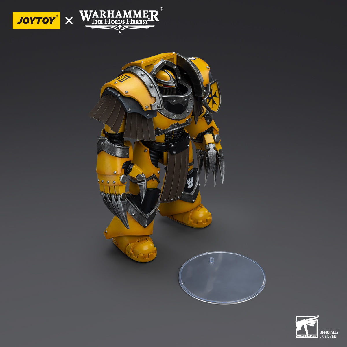 JOYTOY Action Figure 1/18 Imperial Fists Legion Cataphractii Terminator Squad Legion Cataphractii with Lightning Claws Model Birthday Gifts