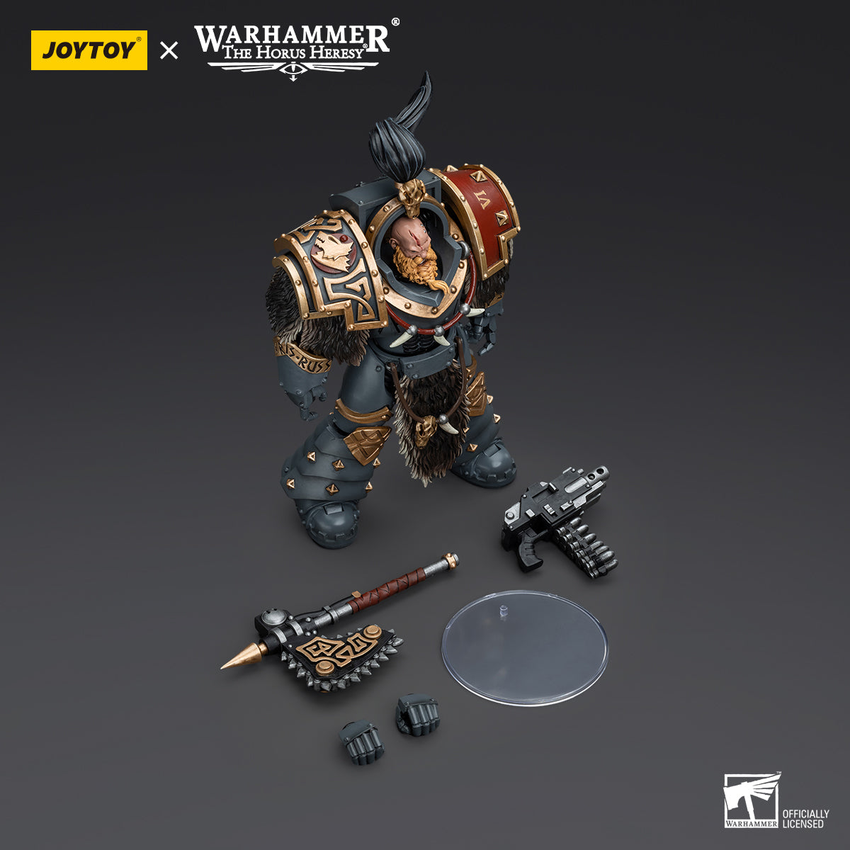 JOYTOY Action Figure 1/18 Space Wolves Varagyr Wolf Guard Squad Varagyr Terminator 3 Model Birthday Gifts 