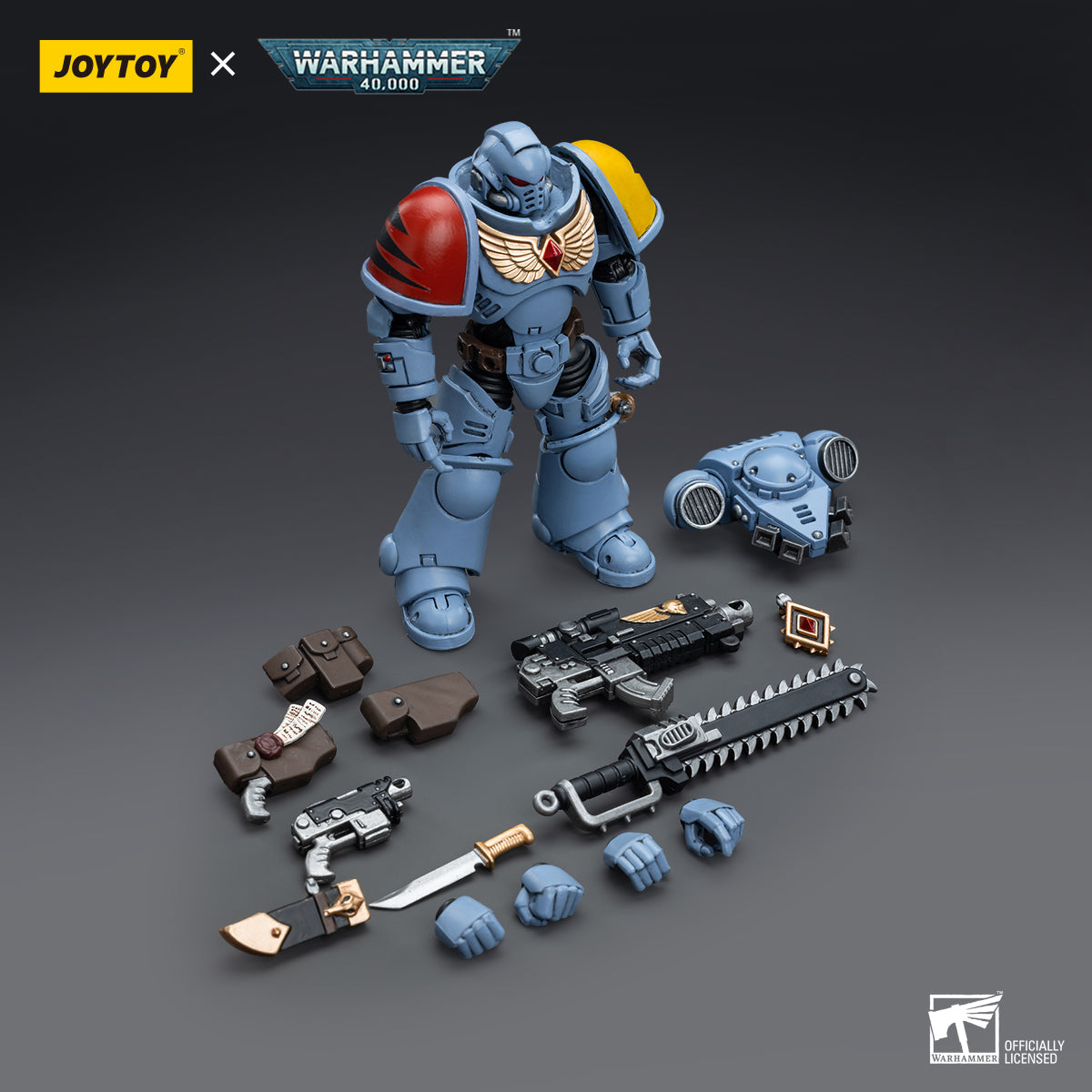 JOYTOY  Warhammer  40000  1/18  Action Figure Uitramarines Apothecary Biologis & Ultramarines Intercessors