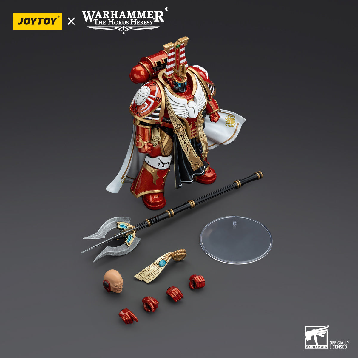 JOYTOY Action Figure 1/18 Thousand Sons Legion Librarian Consut Model Birthday Gifts 
