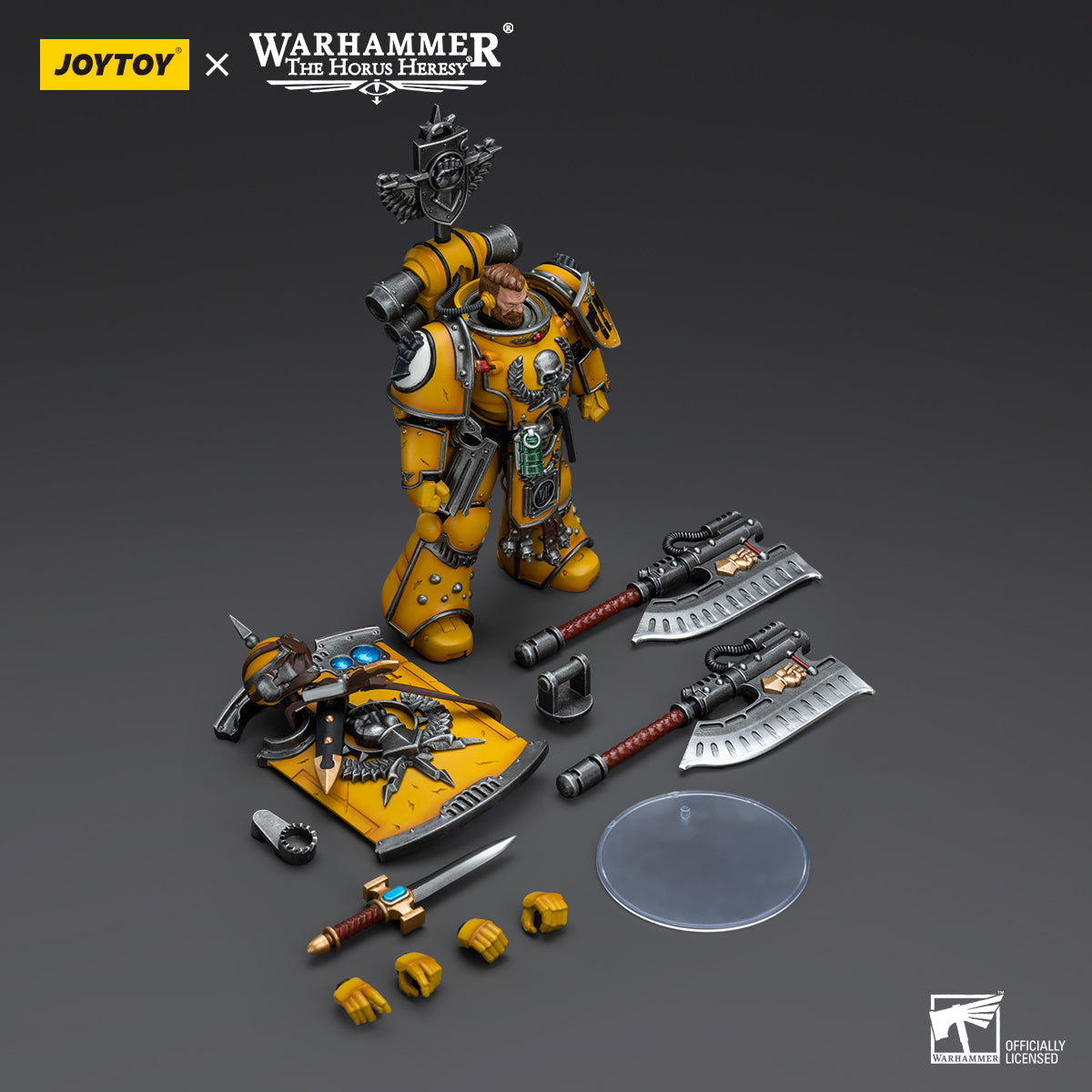[IN STOCK]JOYTOY Warhammer 40K Action Figure 1/18 Imperial Fists Fafnir Rann JT9145