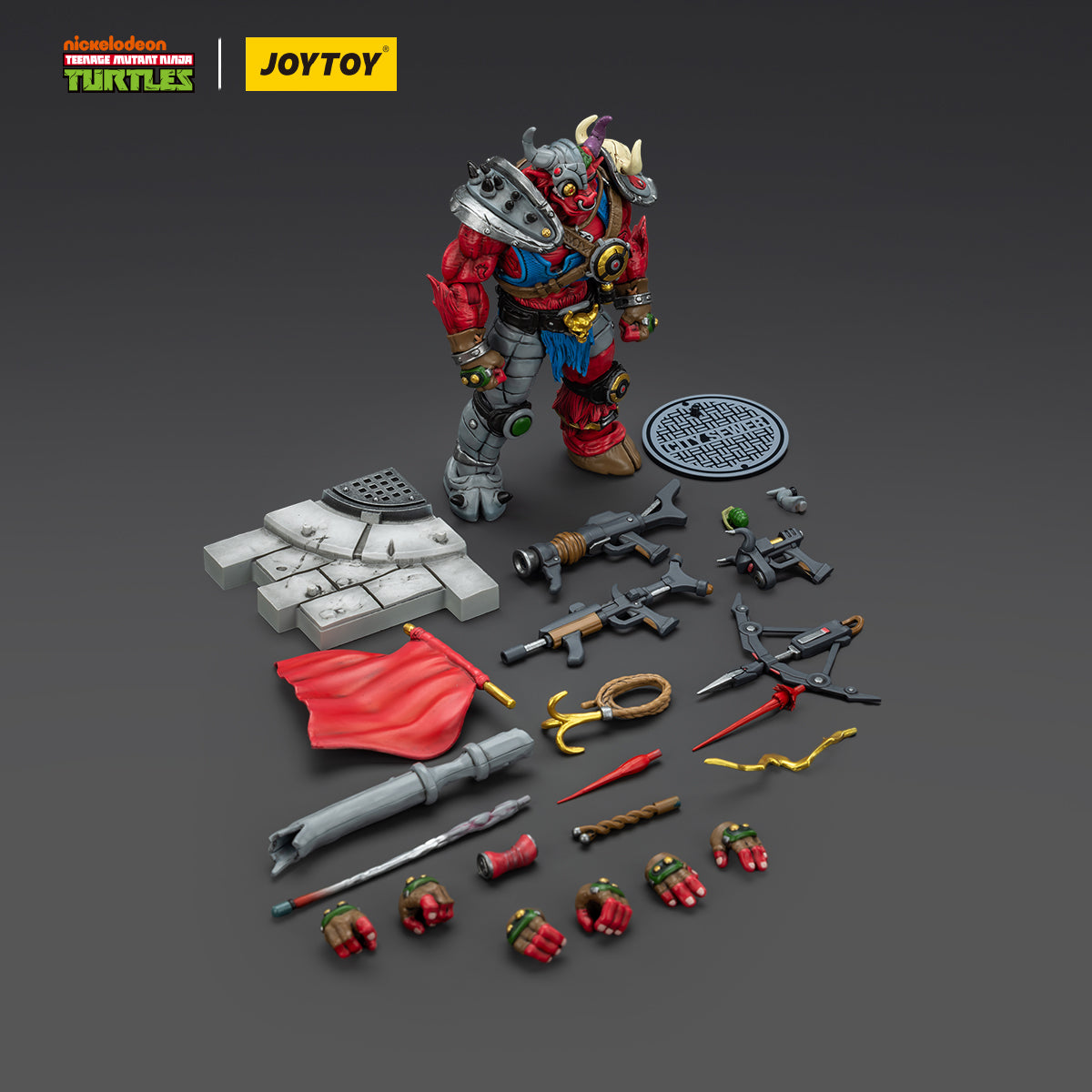 [IN STOCK]JOYTOY TMNT Action Figure 1/18 Groundchuck JT01512