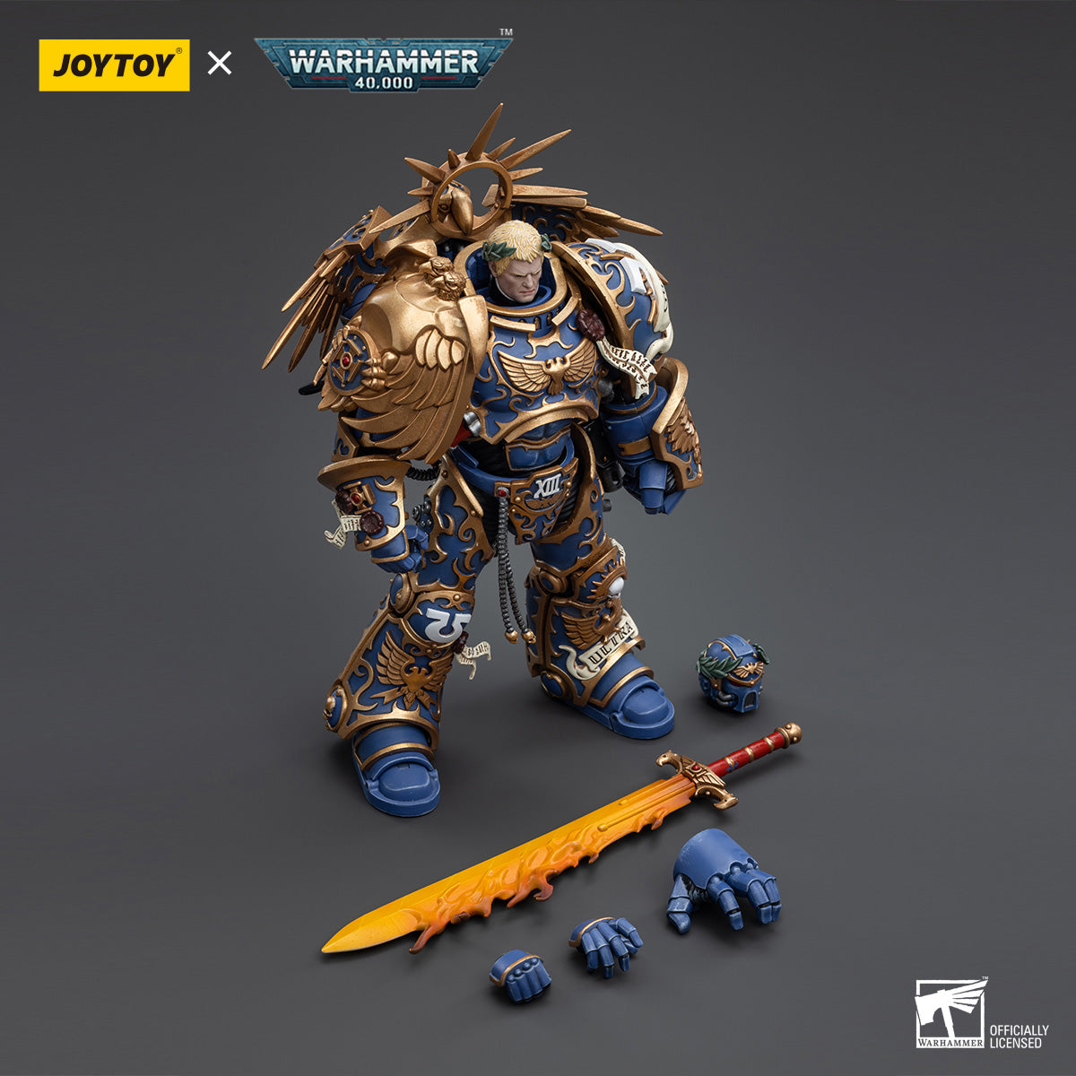 JOYTOY Action Figure 1/18 Ultramarines Primarch  Roboute Guilliman Model Birthday Gifts