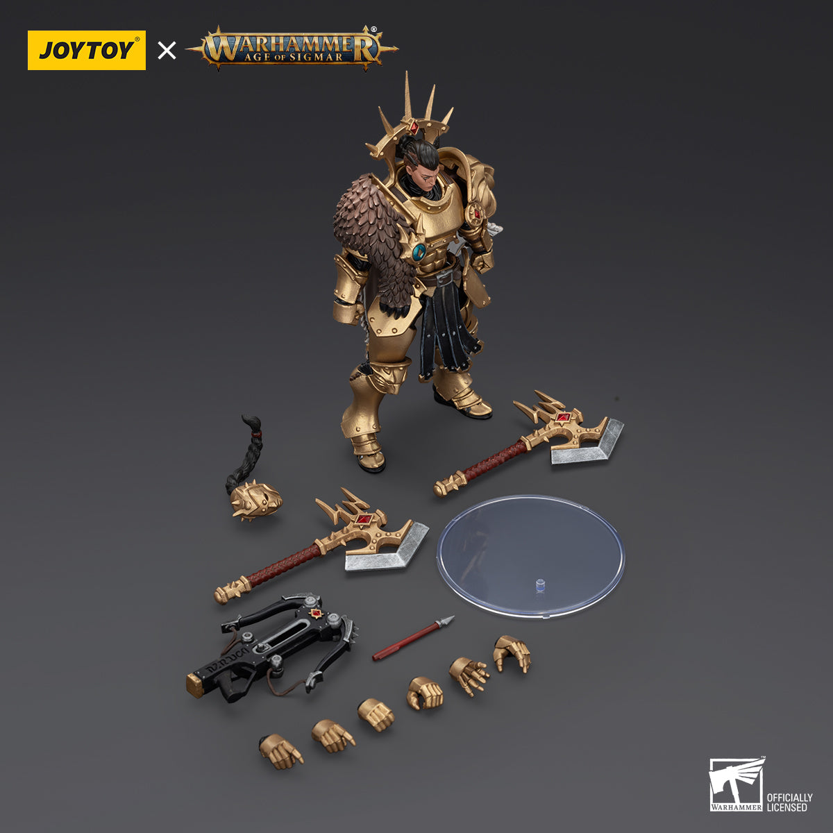 JOYTOY Action Figure 1/18 Warhammer AGE OF SIGMAR -Stormcast Eternals The Blacktalons Neave Blacktalon Model Birthday Gifts 