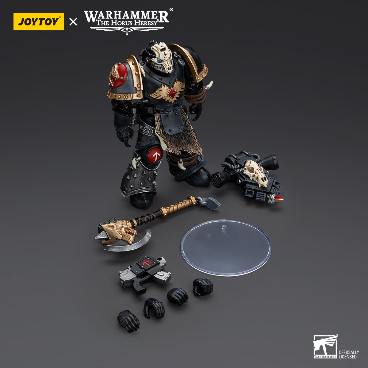 JOYTOY Action Figure 1/18 Space Wolves Deathsworn Pack Deathsworn 4 Model Birthday Gifts 