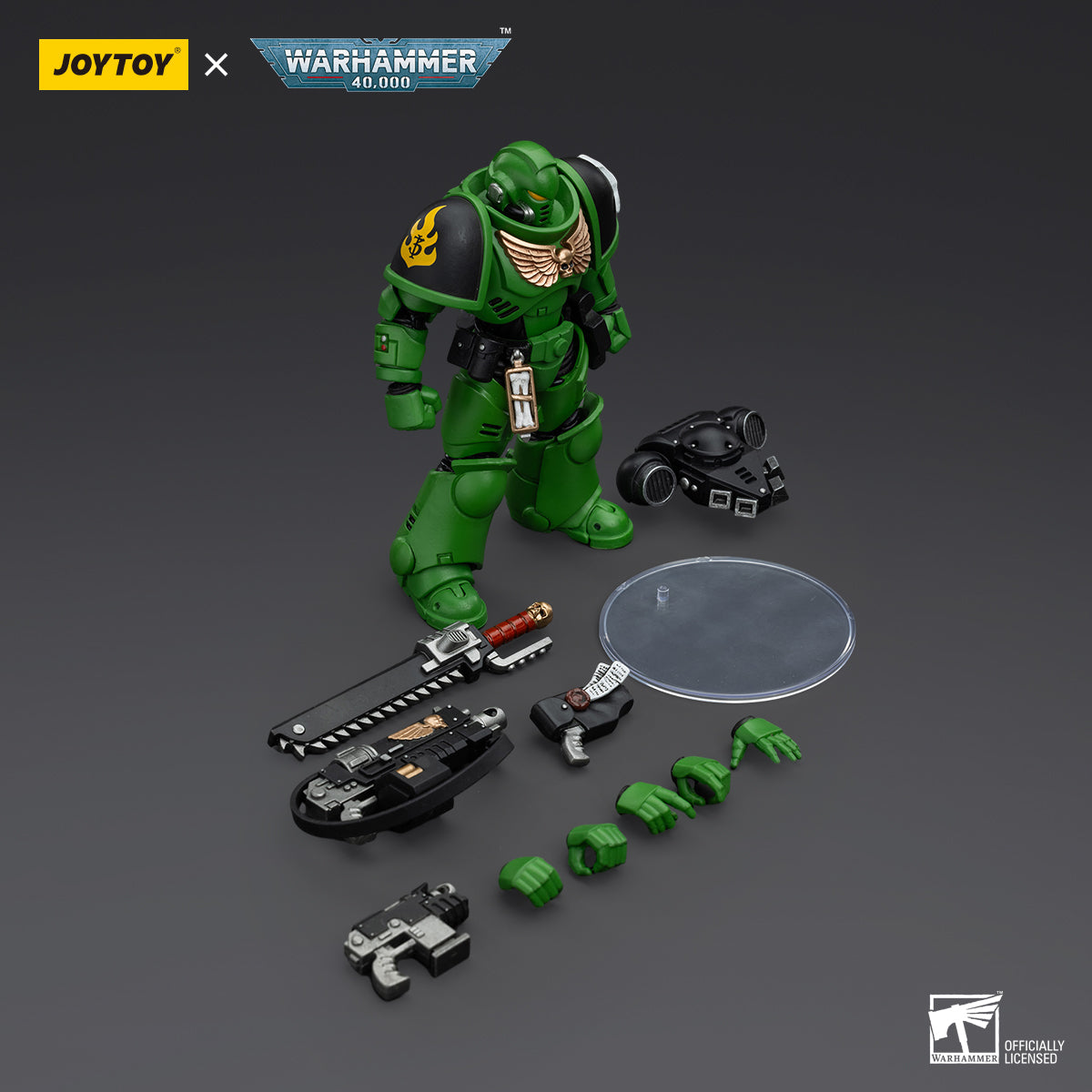 JOYTOY  Warhammer  40000  1/18  Action Figure Salamanders&nbsp; Eradicators&nbsp;Sergeant Bragar &amp; Intercessors Brother Haecule