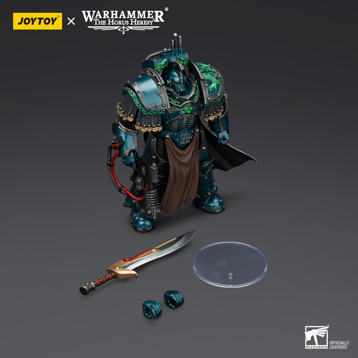 [IN STOCK]JOYTOY Warhammer 40K Action Figure 1/18 Alpha Legion Legion Praetor in Cataphractii Terminator Armour