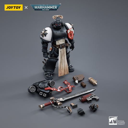 [IN STOCK]JOYTOY Warhammer 40K Action Figure 1/18 Black Templars The Emperors Champion Rolantus
