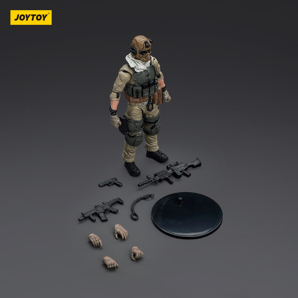 JOYTOY Action Figure 1/18 USArmy Delta Assault Squad-Machine Gunner Model Birthday Gifts 