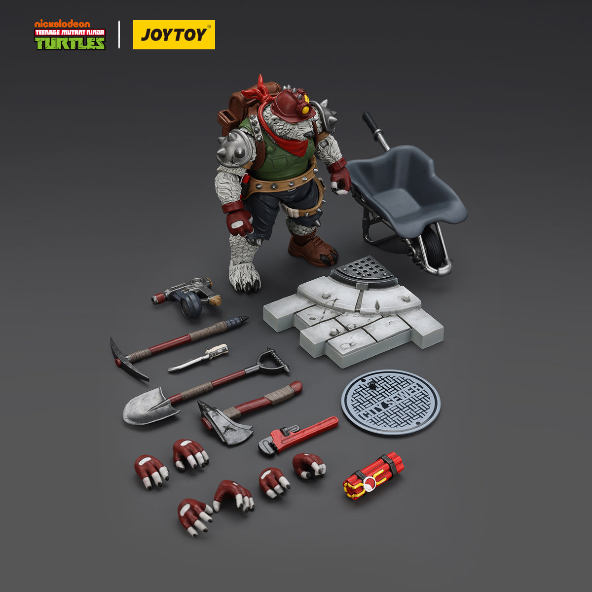 [IN STOCK]JOYTOY TMNT Action Figure 1/18 Dirtbag JT01505