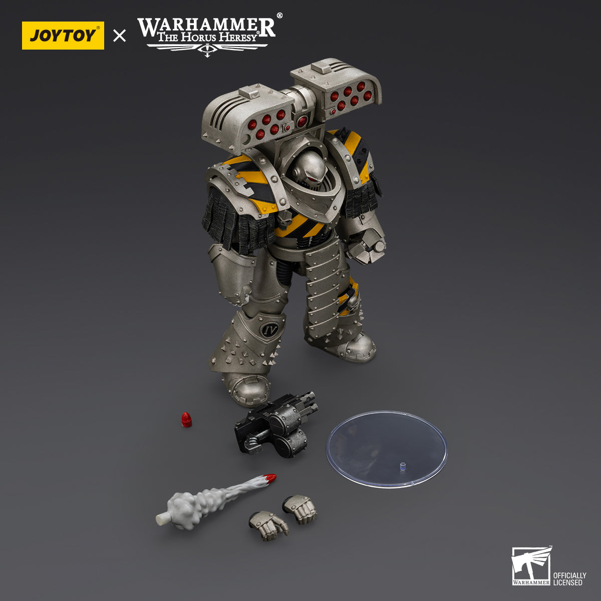 [IN STOCK]JOYTOY Warhammer 40K Action Figure 1/18 lron Warriors Tyrant Siege Terminator with Rocket launcher