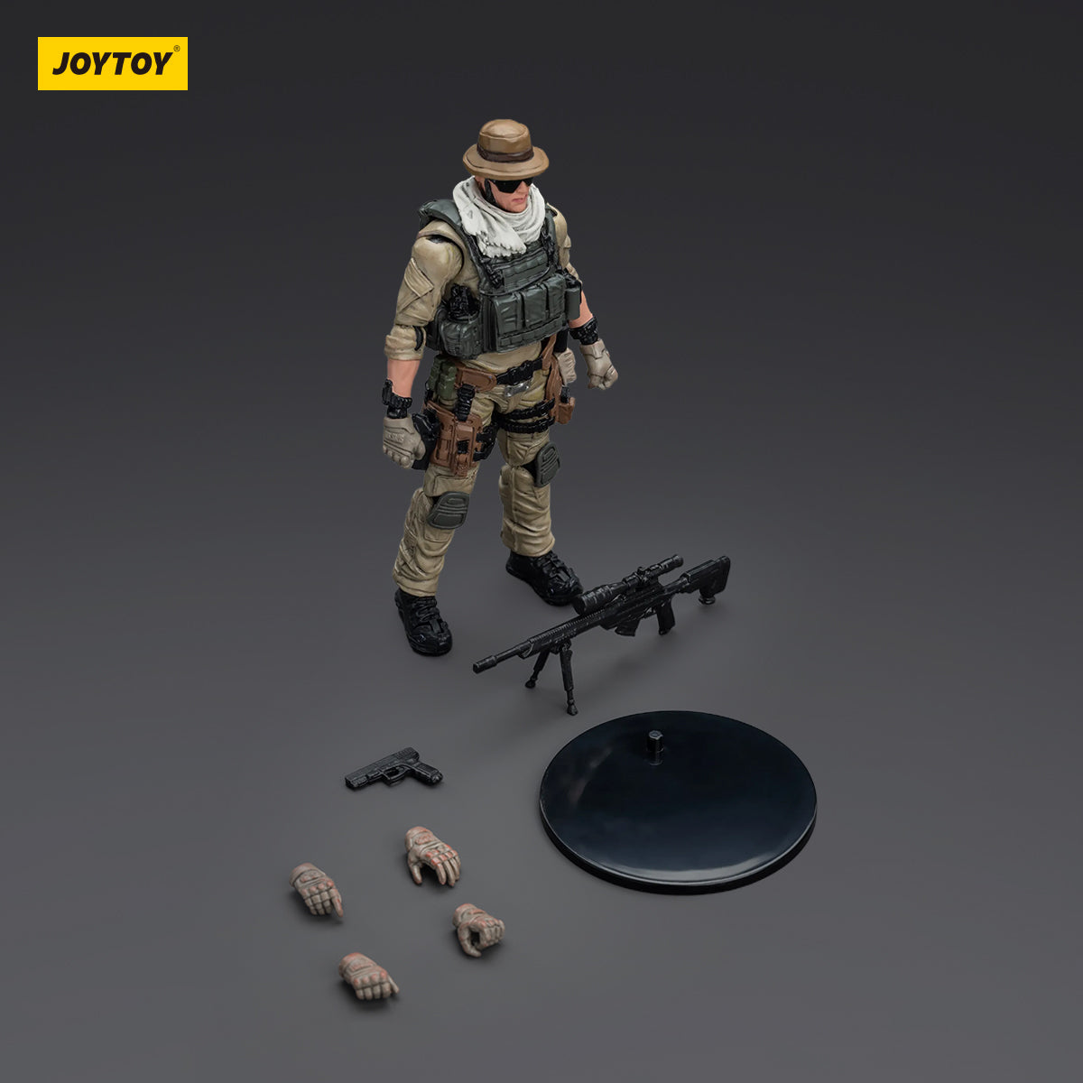 JOYTOY Action Figure 1/18 USArmy Delta Assault Squad- Sniper Model Birthday Gifts 