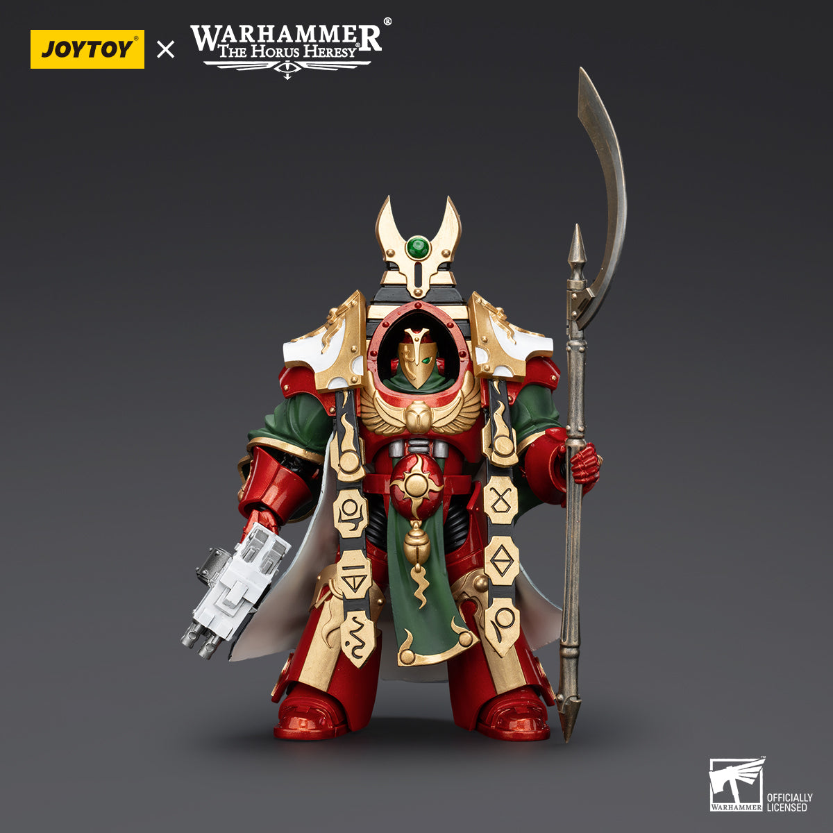JOYTOY Action Figure 1/18 Thousand sons Legion Praetor in Cataphractii Terminator Armor Model Birthday Gifts 