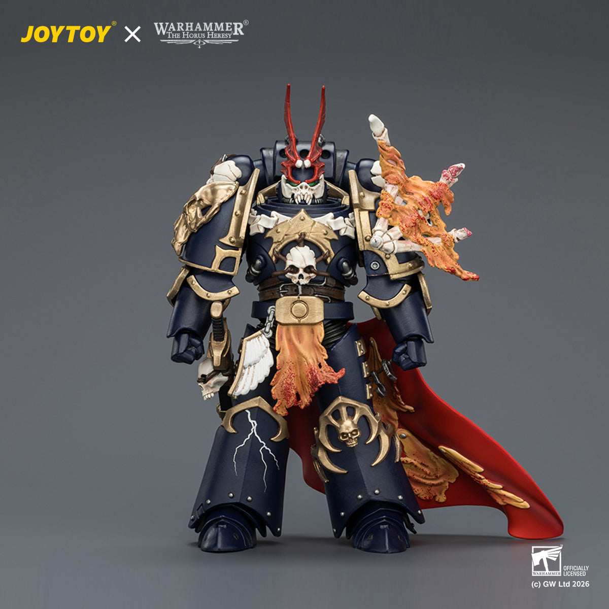 JOYTOY Warhammer Night Lords Sevatar, First Captain of the Night Lords The Prince of Crows  Collection Model Birthday Gifts