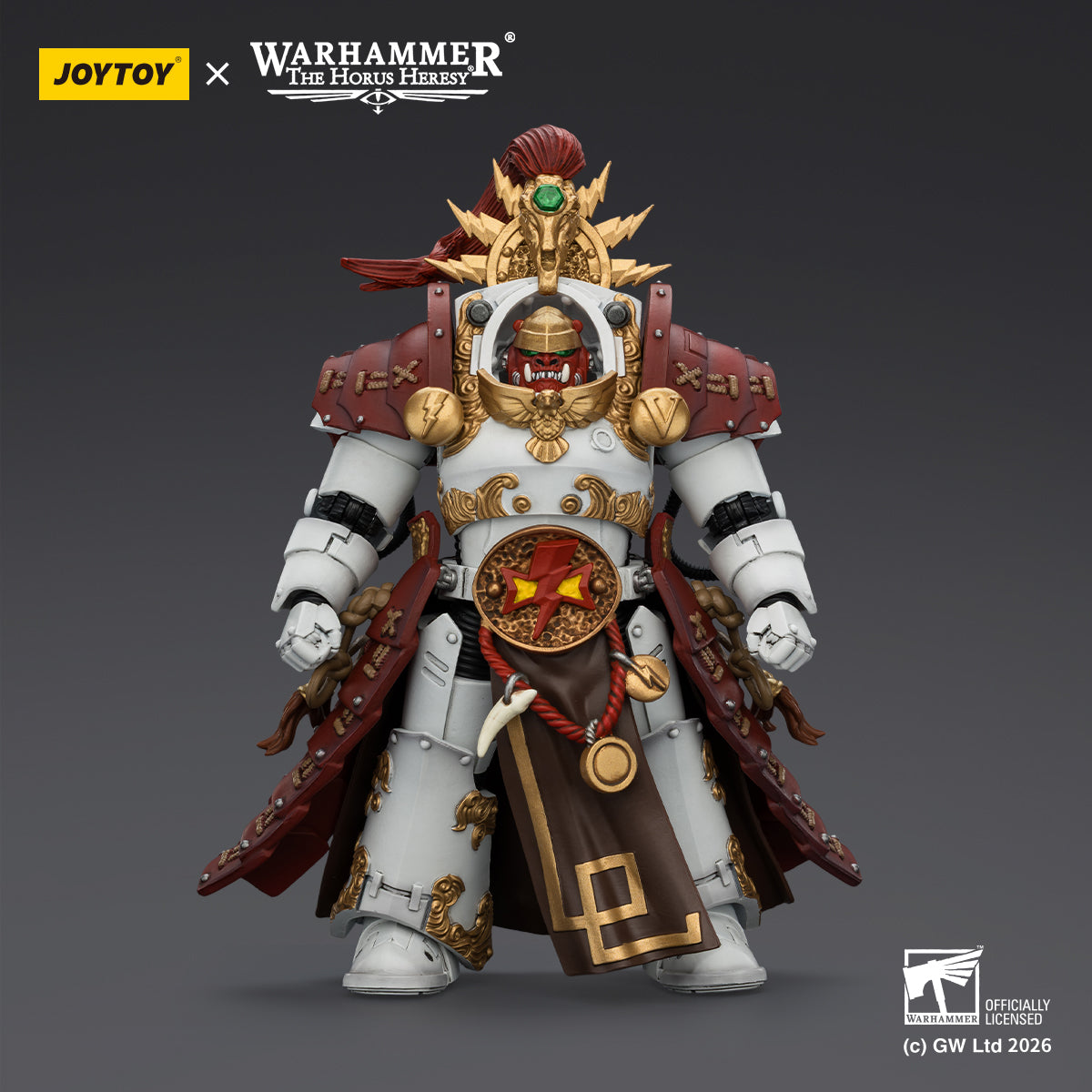 JOYTOY Warhammer  White Scars Qin Xa - Master of the Keshig with paired blades‘theTails of the Dragon'  Collection Model Birthday Gifts