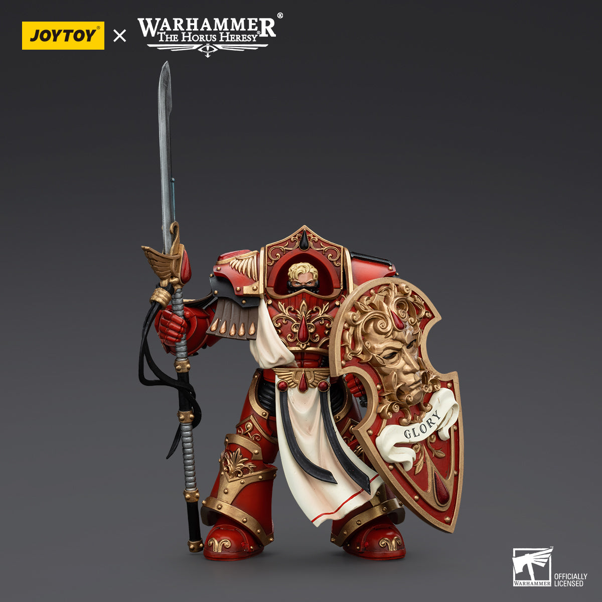 JOYTOY Action Figure 1/18 Blood Angels Crimson Paladins Squad Crimson Exemplar Model Birthday Gifts 