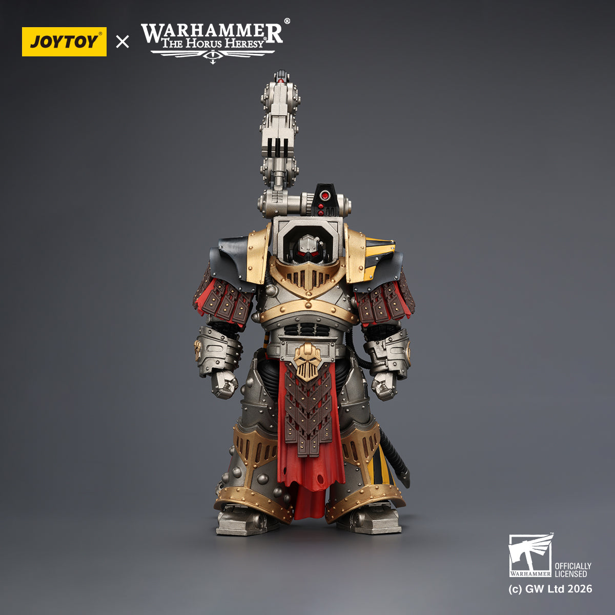 JOYTOY Warhammer Action Figure Iron Warriors Warsmithwith  Graviton Crusher Hammer Collection Model Birthday Gifts