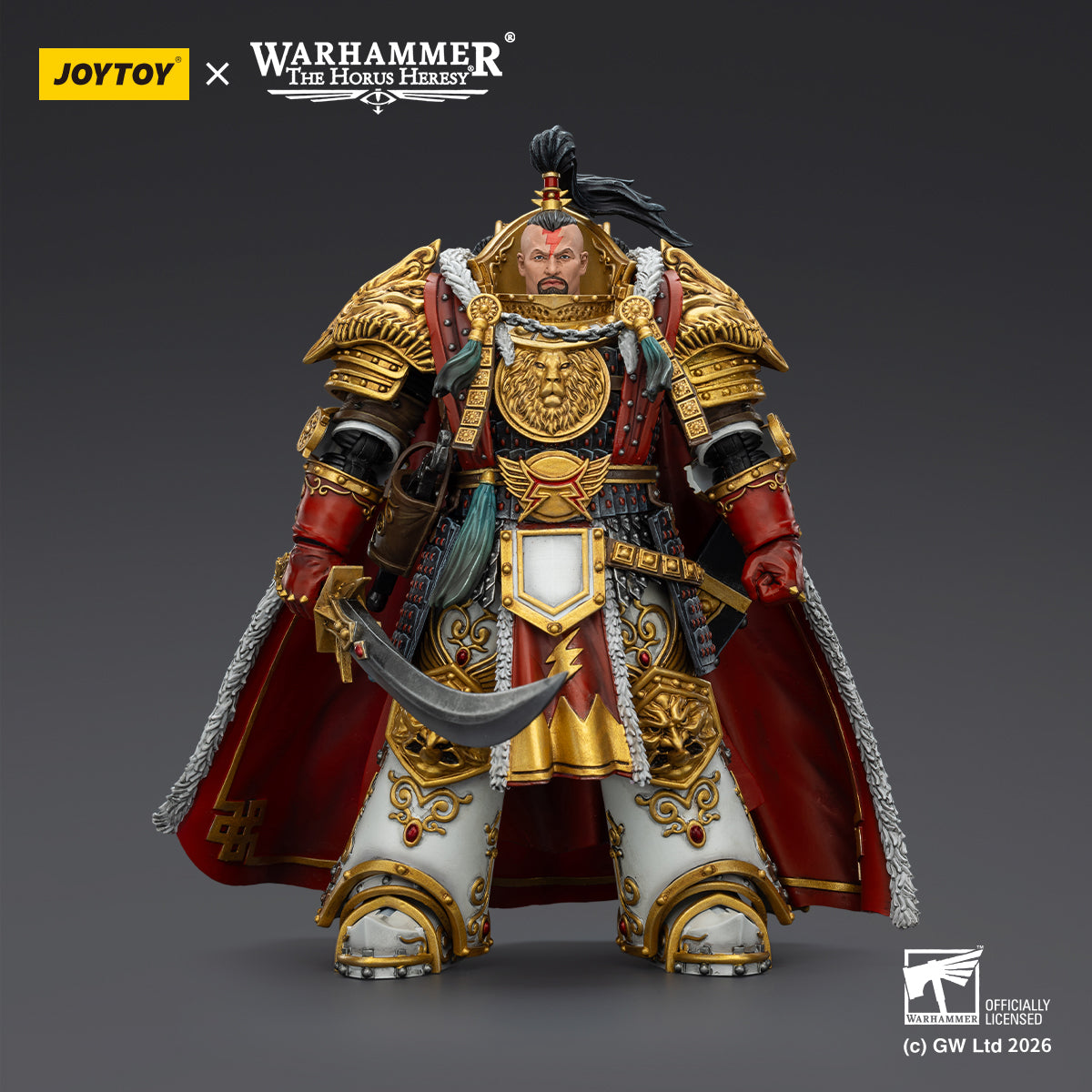 JOYTOY 1/18 Warhammer The Horus Heresy Action Figure White Scars Jaghatai Khan Primarch of the Vth Legion