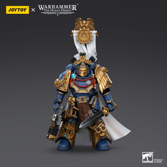 JOYTOY Action Figure 1/18 Ultramarines Legion Praetor with Power Sword and Volkite Serpenta Model Birthday Gifts 