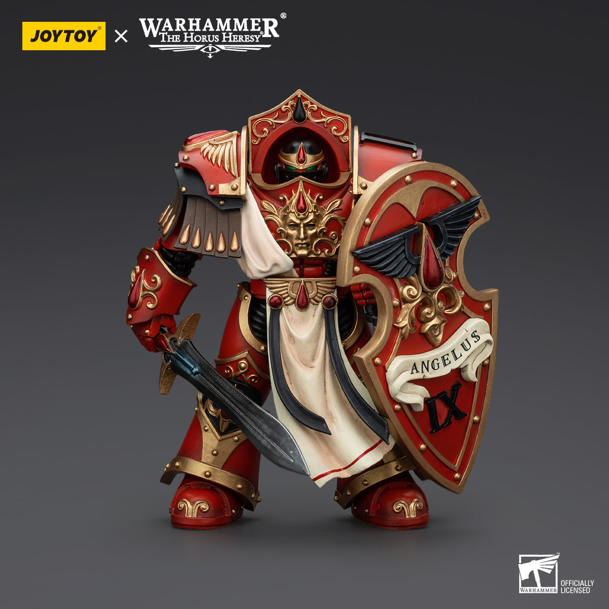 JOYTOY Action Figure 1/18 Blood Angels Crimson Paladins Squad Crimson Paladin 3 Model Birthday Gifts 
