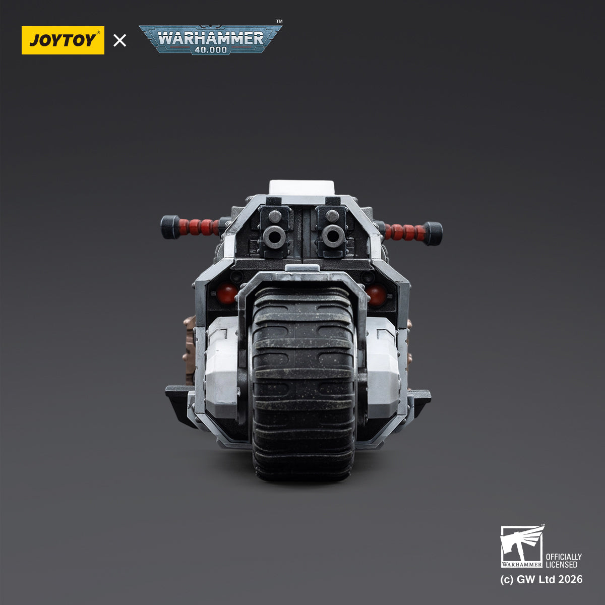 JOYTOY 1/18 Warhammer The Horus Heresy Action Figure White Scars Raider-pattern Combat Bike