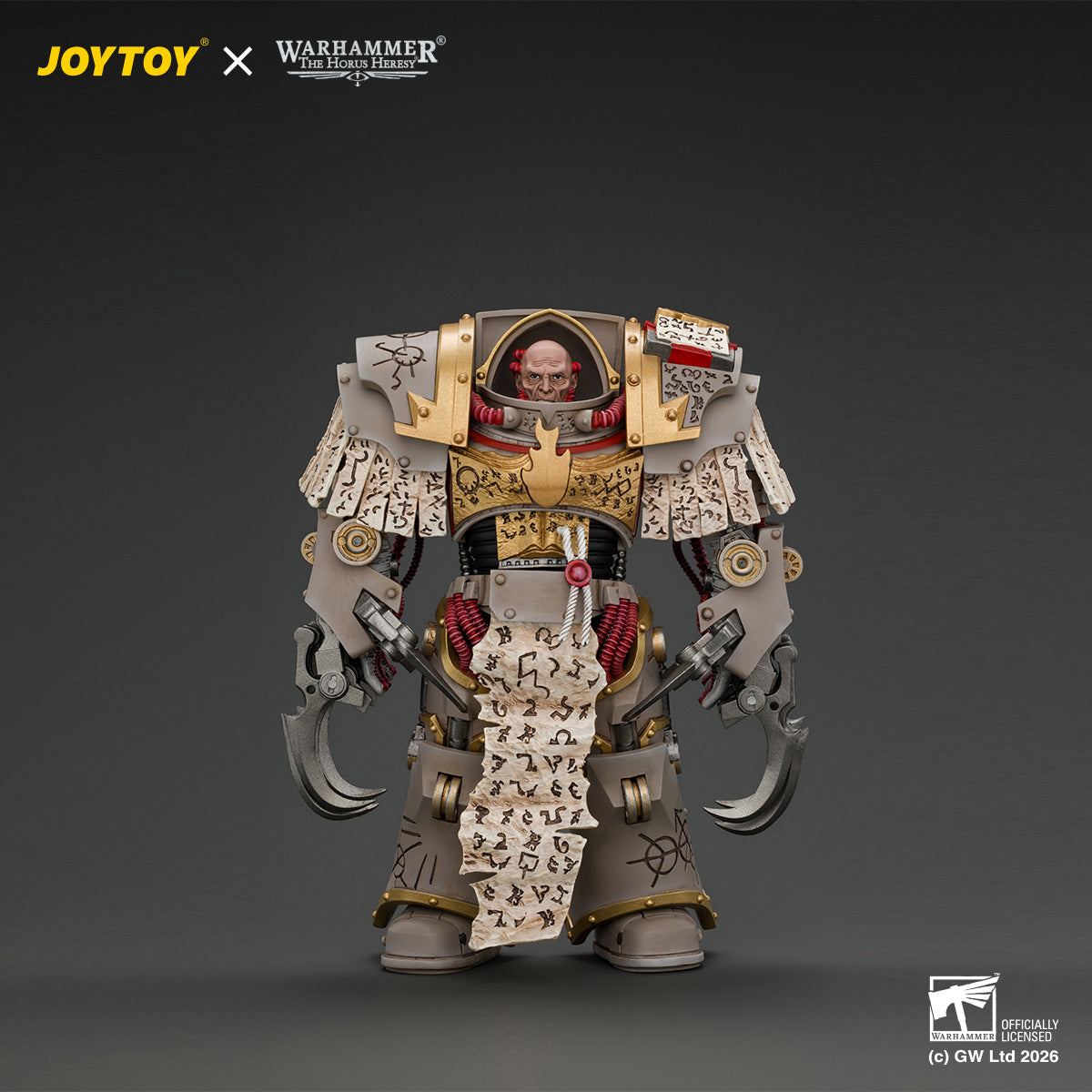 JOYTOY 1/18 Warhammer "The Horus Heresy" Action Figure  Word Bearers Kor Phaeron with Patriarch's Claws
