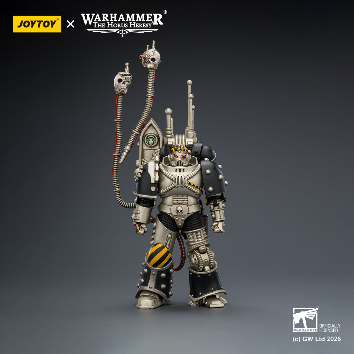 JOYTOY Warhammer Action Figure Iron Warriors Legion Praevian with Bolt Pistol Collection Model Birthday Gifts