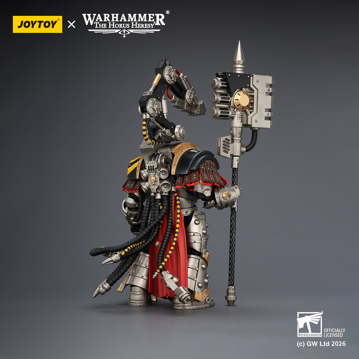 JOYTOY Warhammer Action Figure Iron Warriors Warsmithwith  Graviton Crusher Hammer Collection Model Birthday Gifts