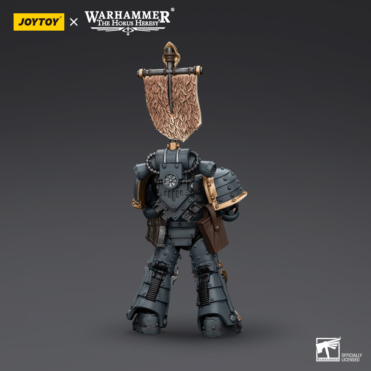 JOYTOY Action Figure 1/18 Space Wolves Grey Slayer Pack Grey Slayer With Legion Vexilla Model Birthday Gifts
