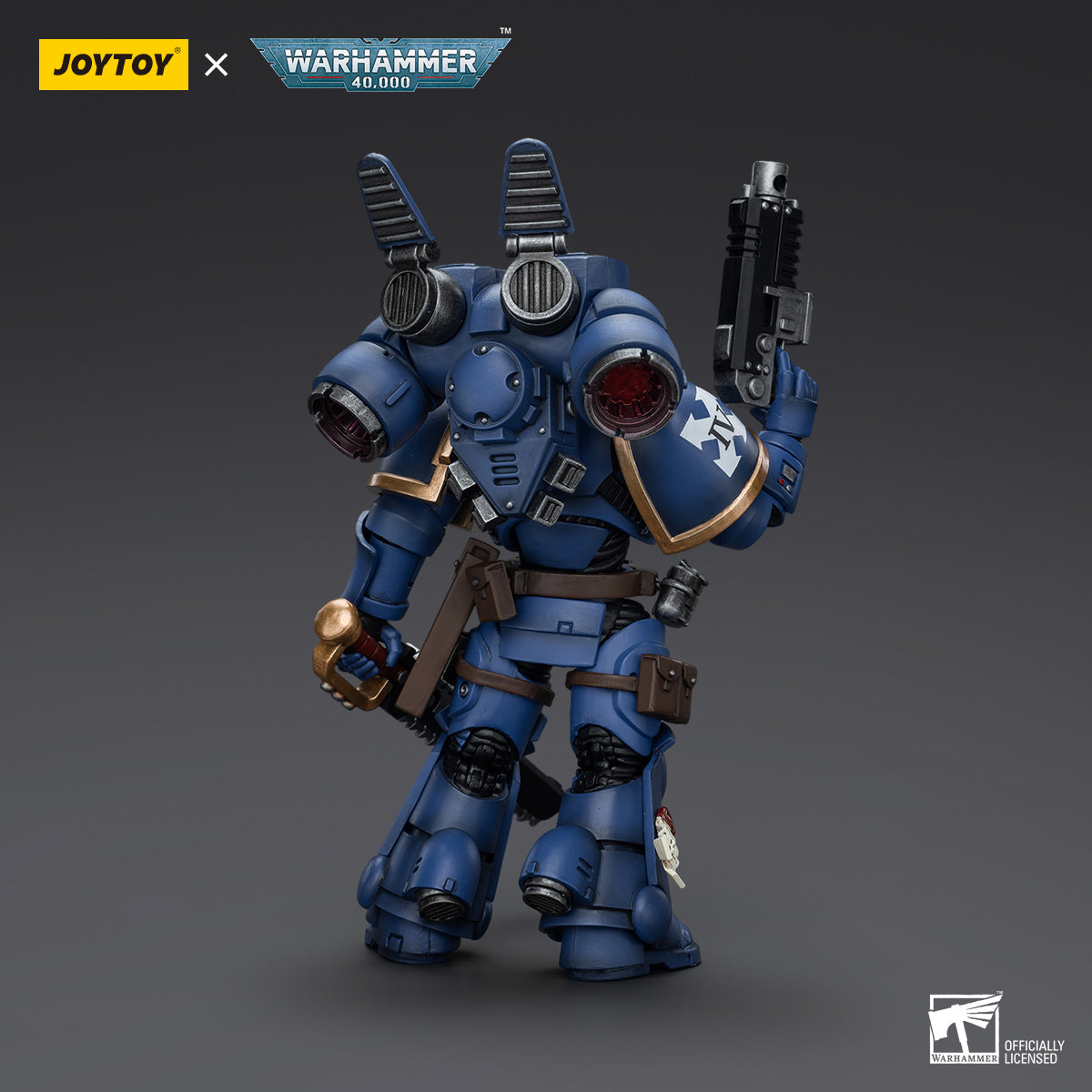 JOYTOY Action Figure 1/18Ultramarines Jump Pack Intercessors Intercessor 1 Model Birthday Gifts