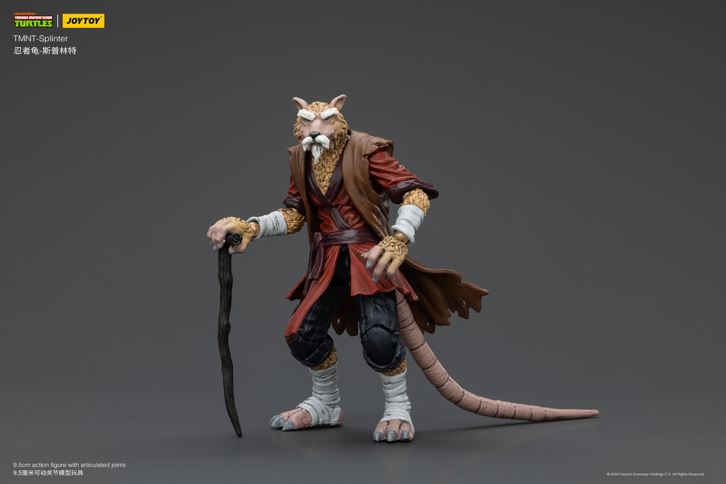 [IN STOCK] JOYTOY TMNT Action Figure 1/18 TMNT-Splinter Anime Military Model Toys JT00652