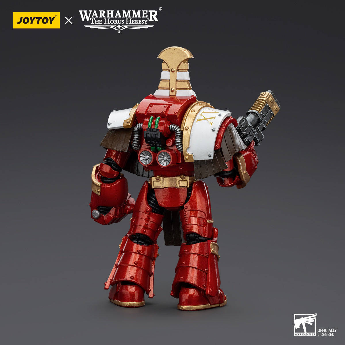 JOYTOY Action Figure 1/18 Thousand Sons Sekhmet Terminator Cabal Sekhmet Volkite Charger And Power Fist Model Birthday Gifts 