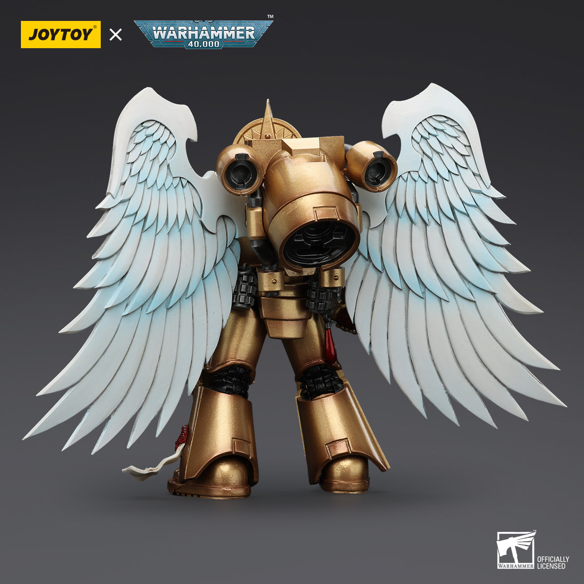JOYTOY Action Figure 1/18 Blood Angels Sanguinary Guard with Encarmine Sword 2 Model Birthday Gifts 