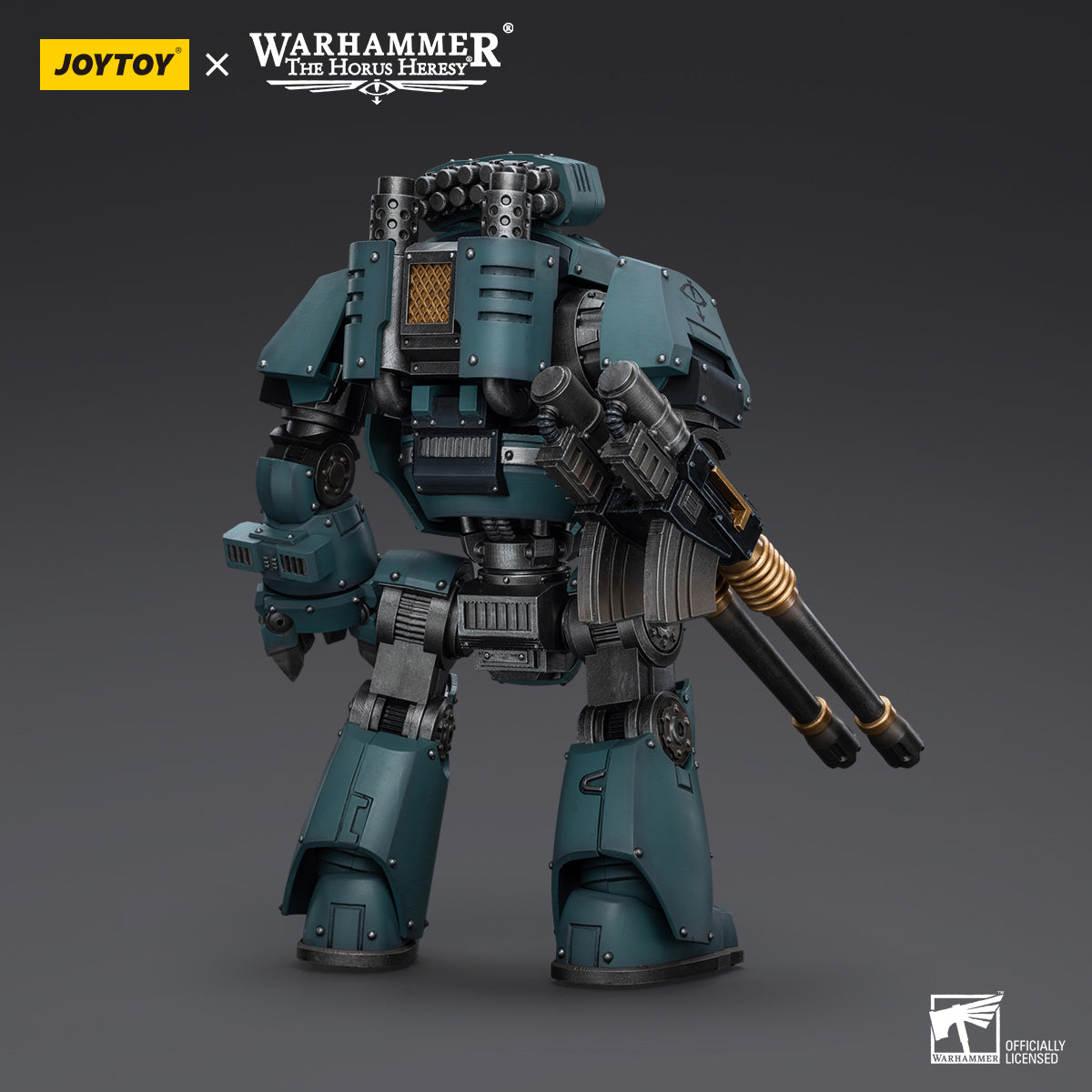JOYTOY Action Figure 1/18 Sons of Horus Contemptor Dreadnought with Gravis Autocannon Model Birthday Gifts