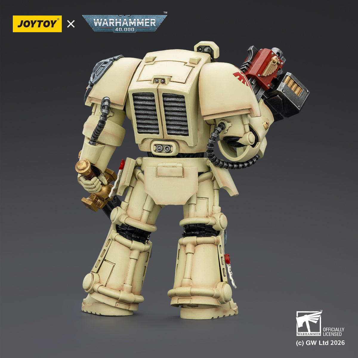 JOYTOY  Warhammer 40,000 Action Figure 1/18 Dark Angels Deathwing Terminator 1 with Power Sword and Storm Bolter model toys JT03127