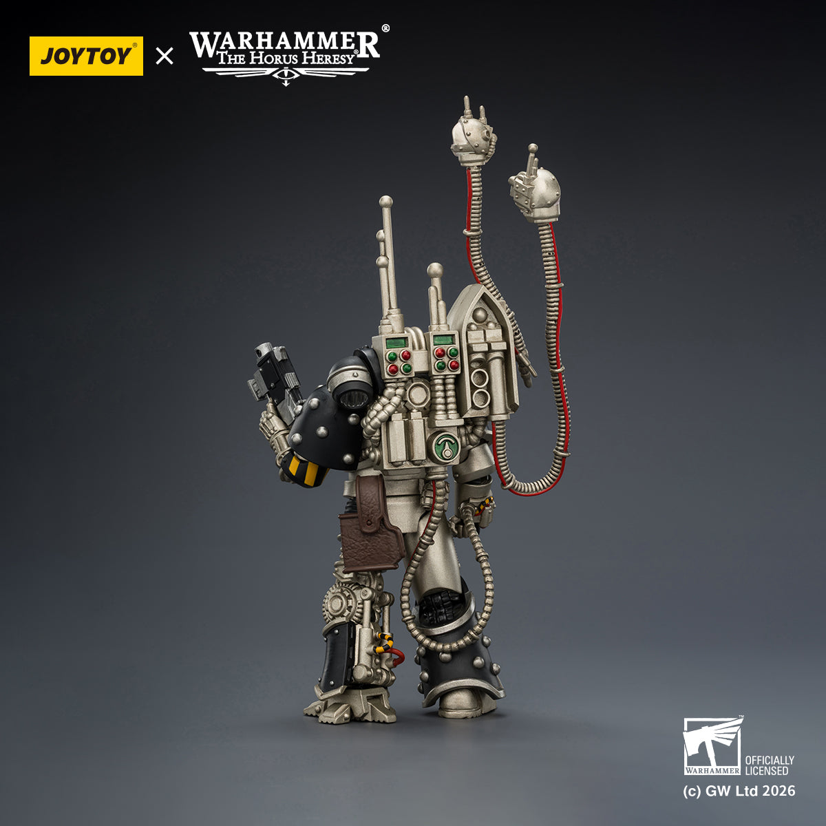 JOYTOY Warhammer Action Figure Iron Warriors Legion Praevian with Bolt Pistol Collection Model Birthday Gifts