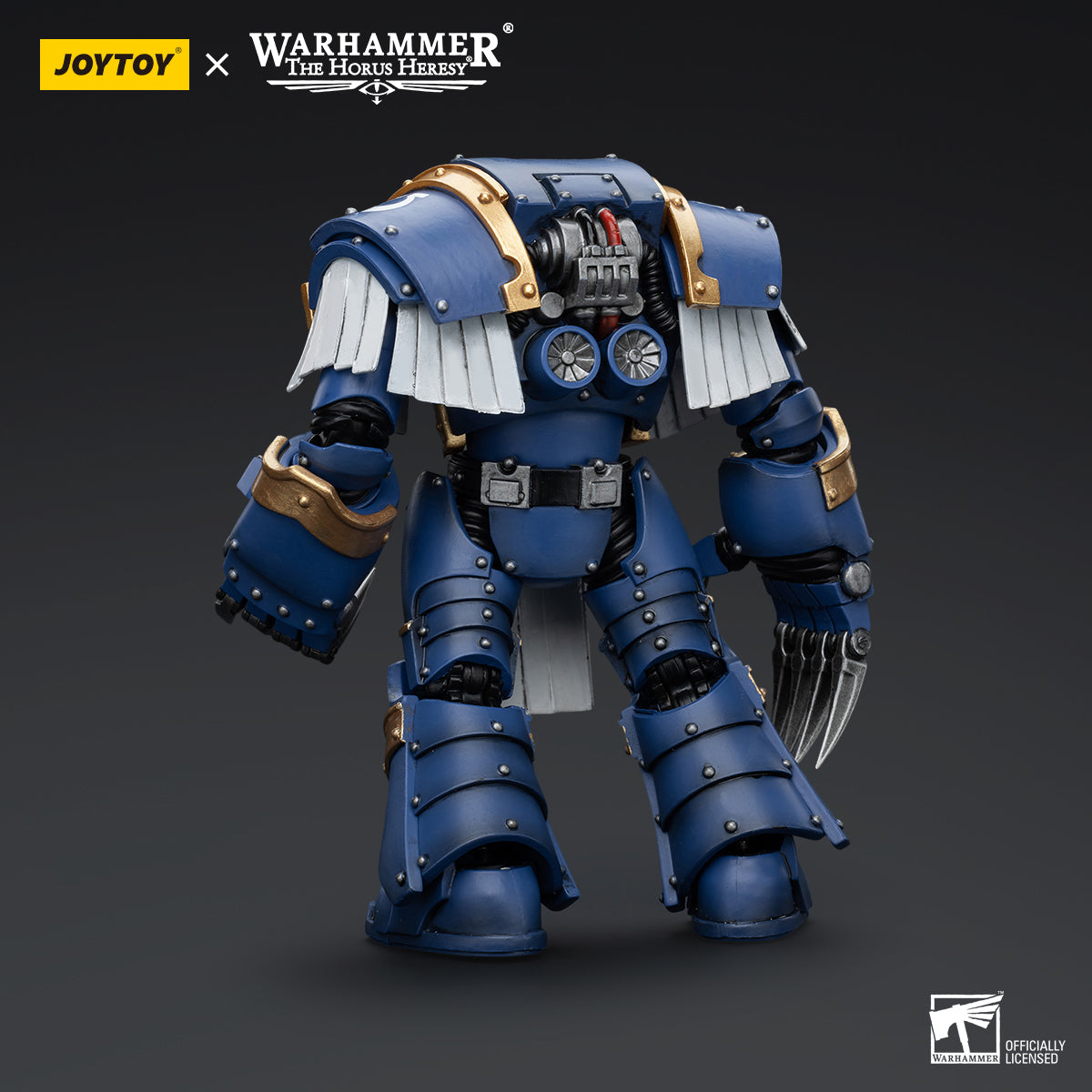 JOYTOY Action Figure 1/18 Ultramarines Cataphractii Terminator Squad Terminator with Lightning Claws Model Birthday Gifts 
