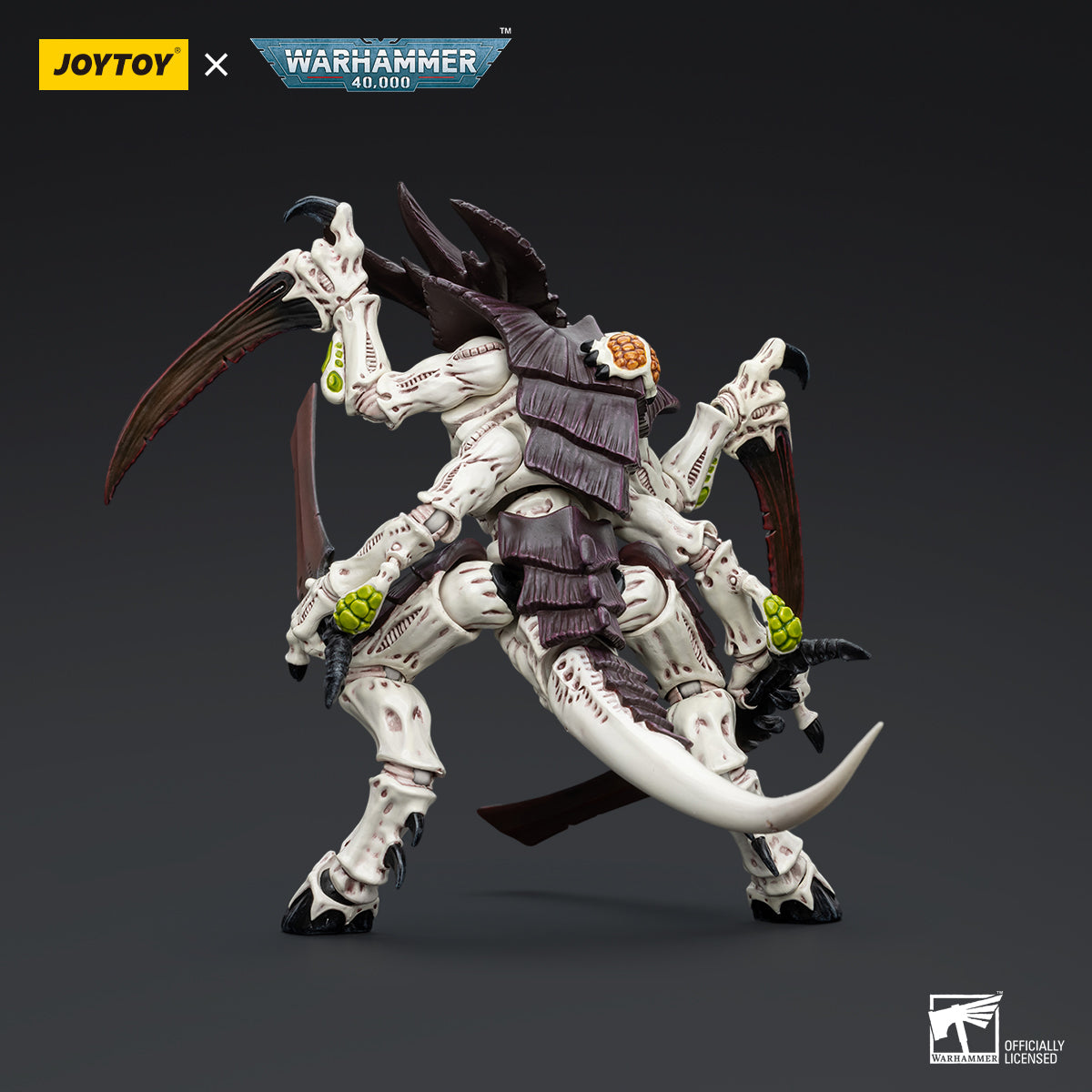 JOYTOY Action Figure 1/18 Tyranids Hive Fleet Leviathan Tyranid Warrior with Boneswords 2 Model Birthday Gifts 