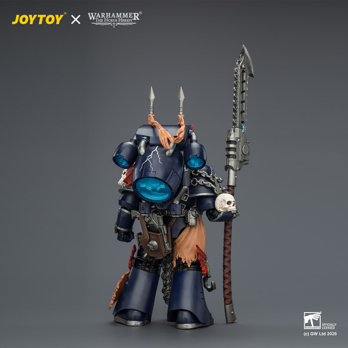 JOYTOY Warhammer  Night Lords Legion Praetor with Jump pack Collection Model Birthday Gifts