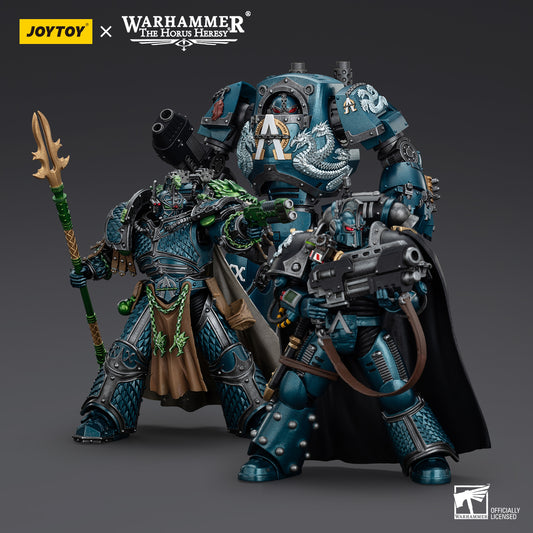 [IN STOCK]JOYTOY Warhammer 40K Action Figure 1/18 Alpha Legion Alpharius, Primarch of the XXth Legion-Saboteur Consul-Contemptor Dreadnought with Gravis Plasma Cannon 3PCS