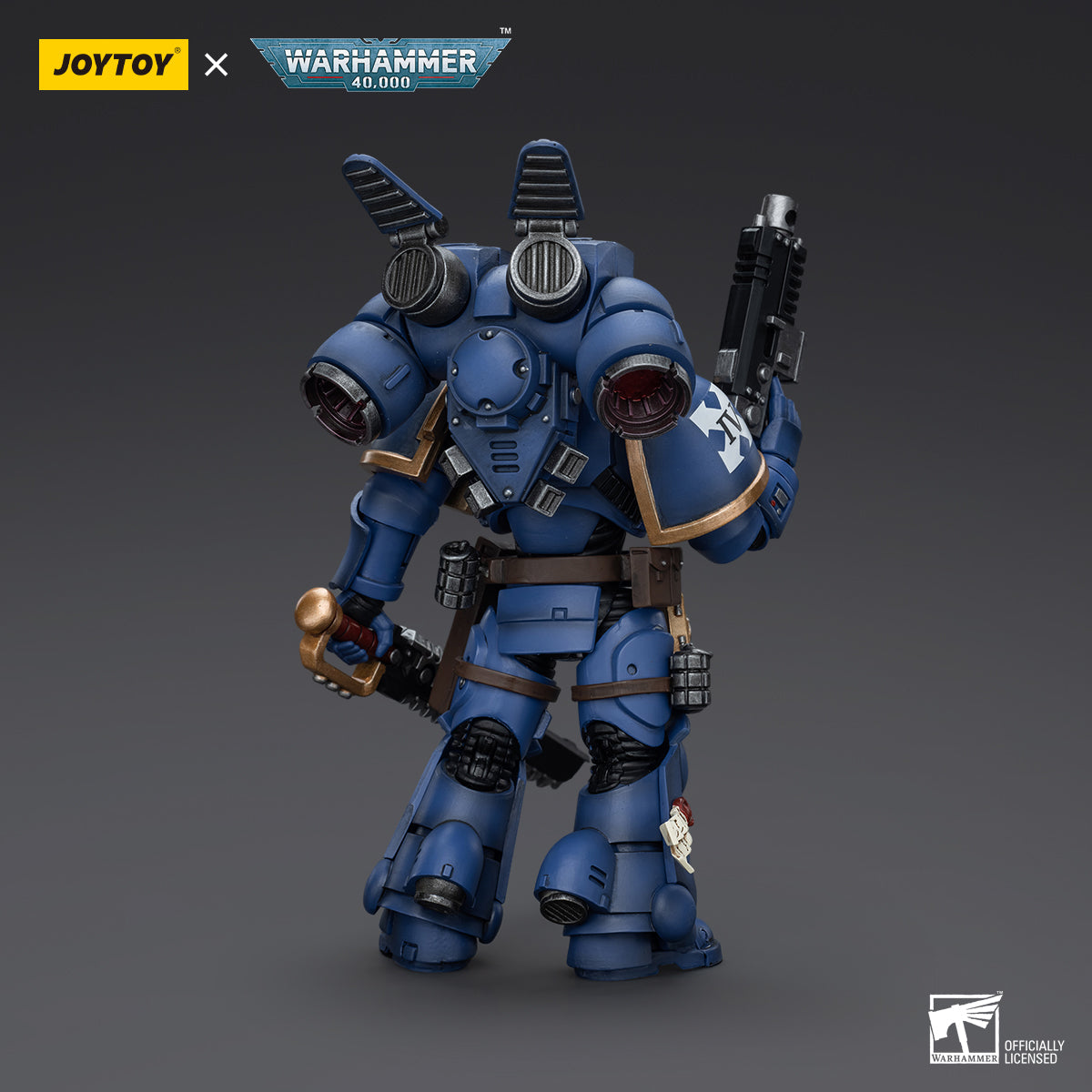 JOYTOY Action Figure 1/18 Ultramarines Jump Pack Intercessors Intercessor 2 Model Birthday Gifts