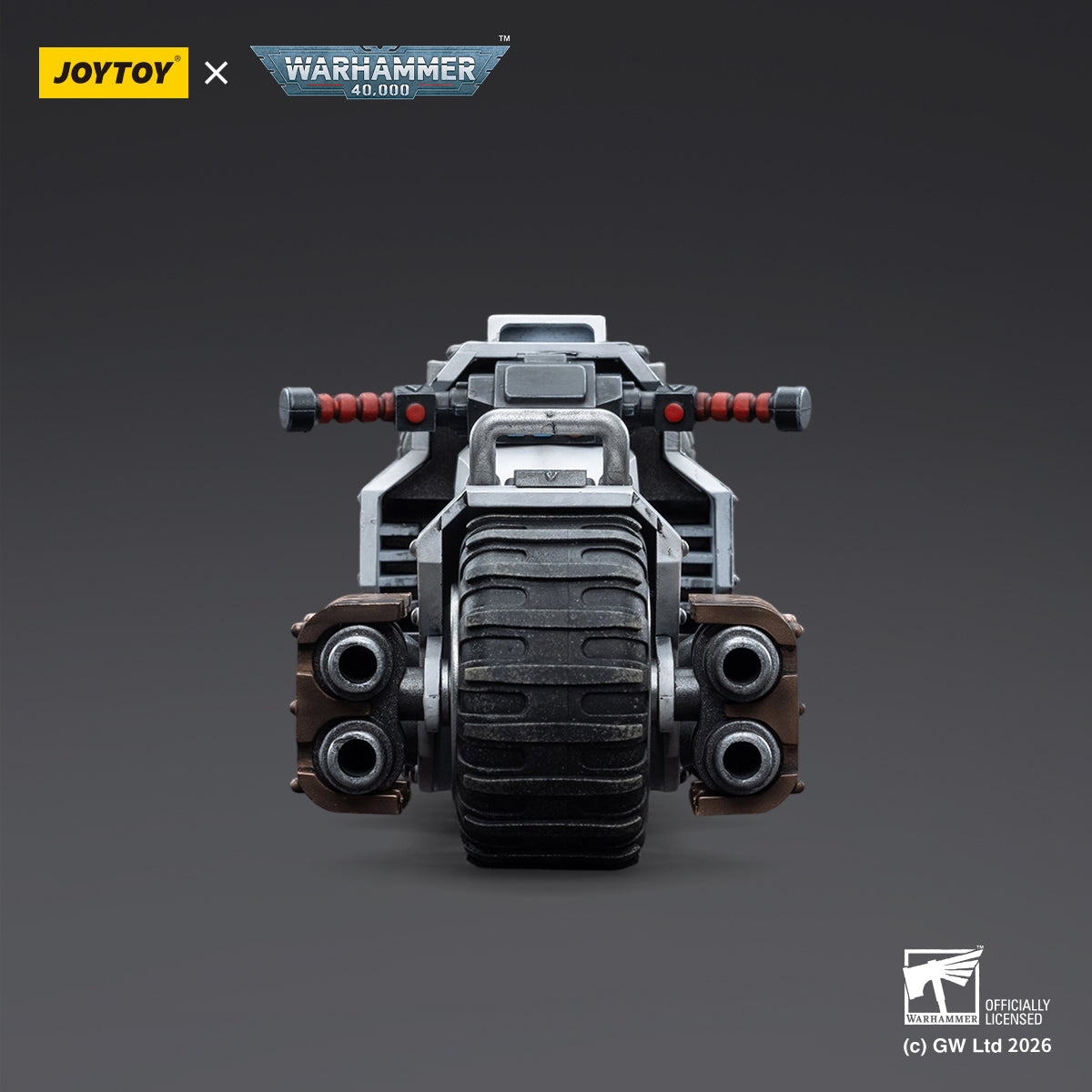 JOYTOY 1/18 Warhammer The Horus Heresy Action Figure White Scars Raider-pattern Combat Bike