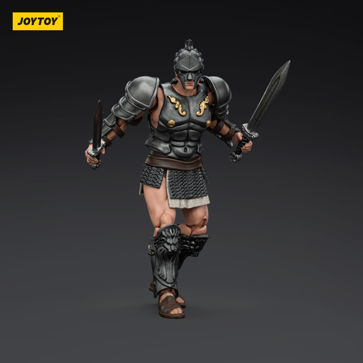 JOYTOY Action Figure 1/18 Roman Gladiator Dimachaerus Gladiator Model Birthday Gifts