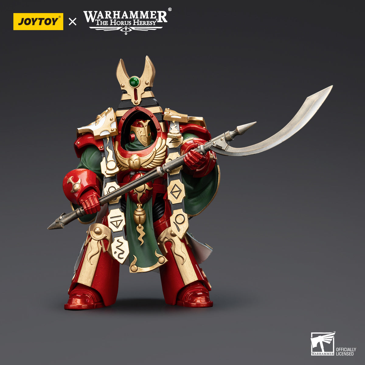 JOYTOY Action Figure 1/18 Thousand sons Legion Praetor in Cataphractii Terminator Armor Model Birthday Gifts 