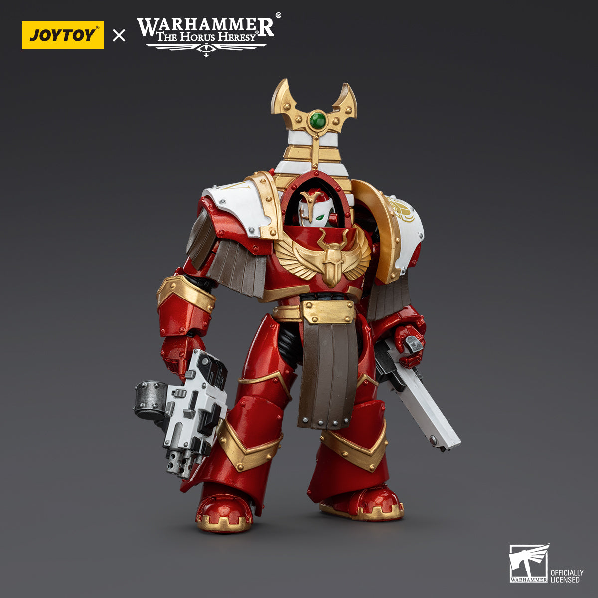 JOYTOY Action Figure 1/18 Thousand Sons Sekhmet Terminator Cabal Sekhmet With Combi-Bolter And Chainfist Model Birthday Gifts 
